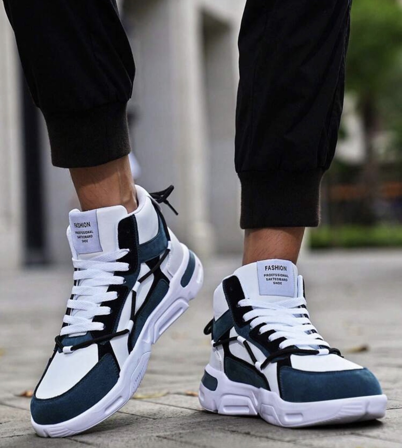 Colorblock Flat Casual Sneakers
