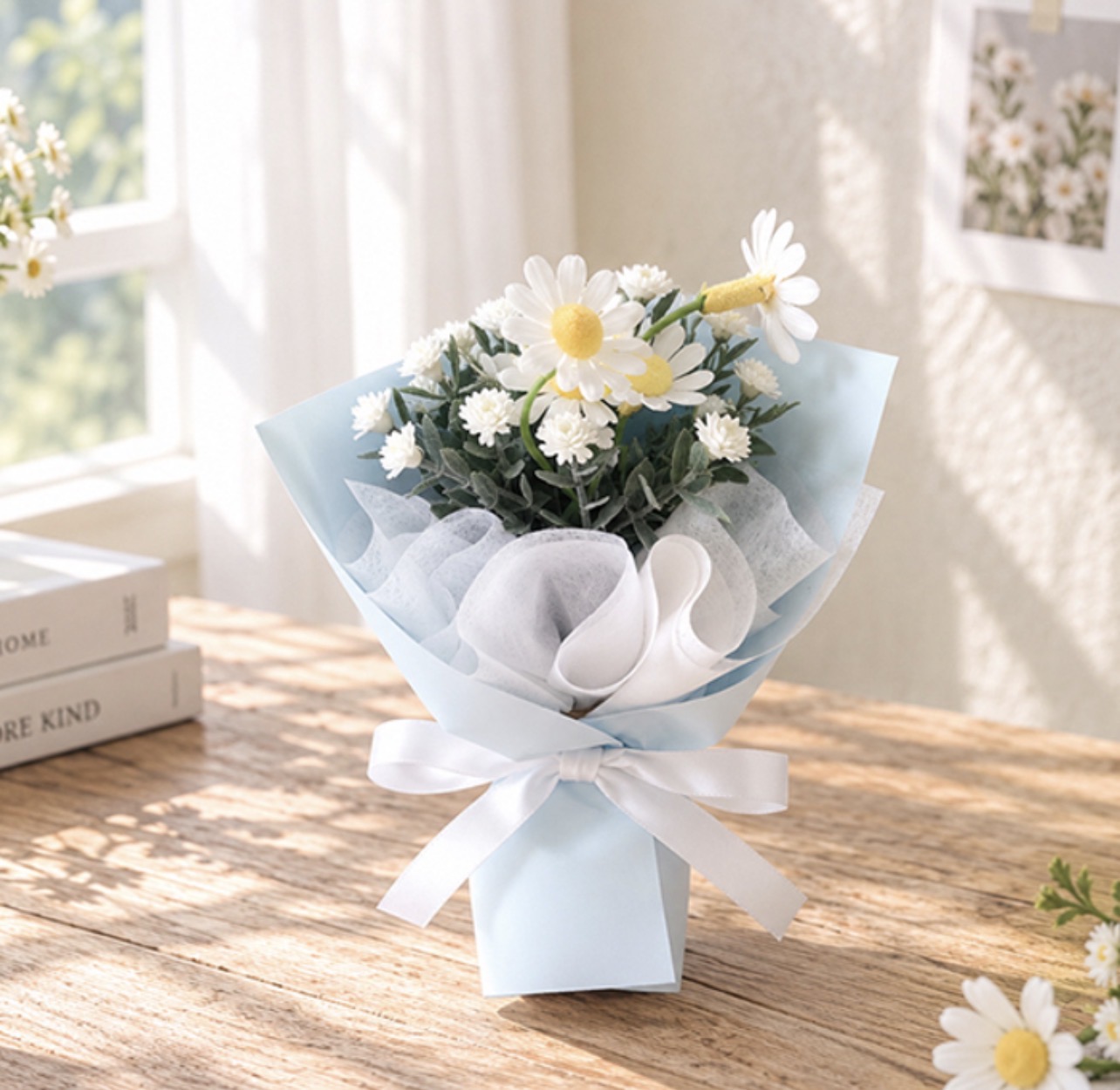 ScentBasket artificial flowers mini bouquet for columbarium