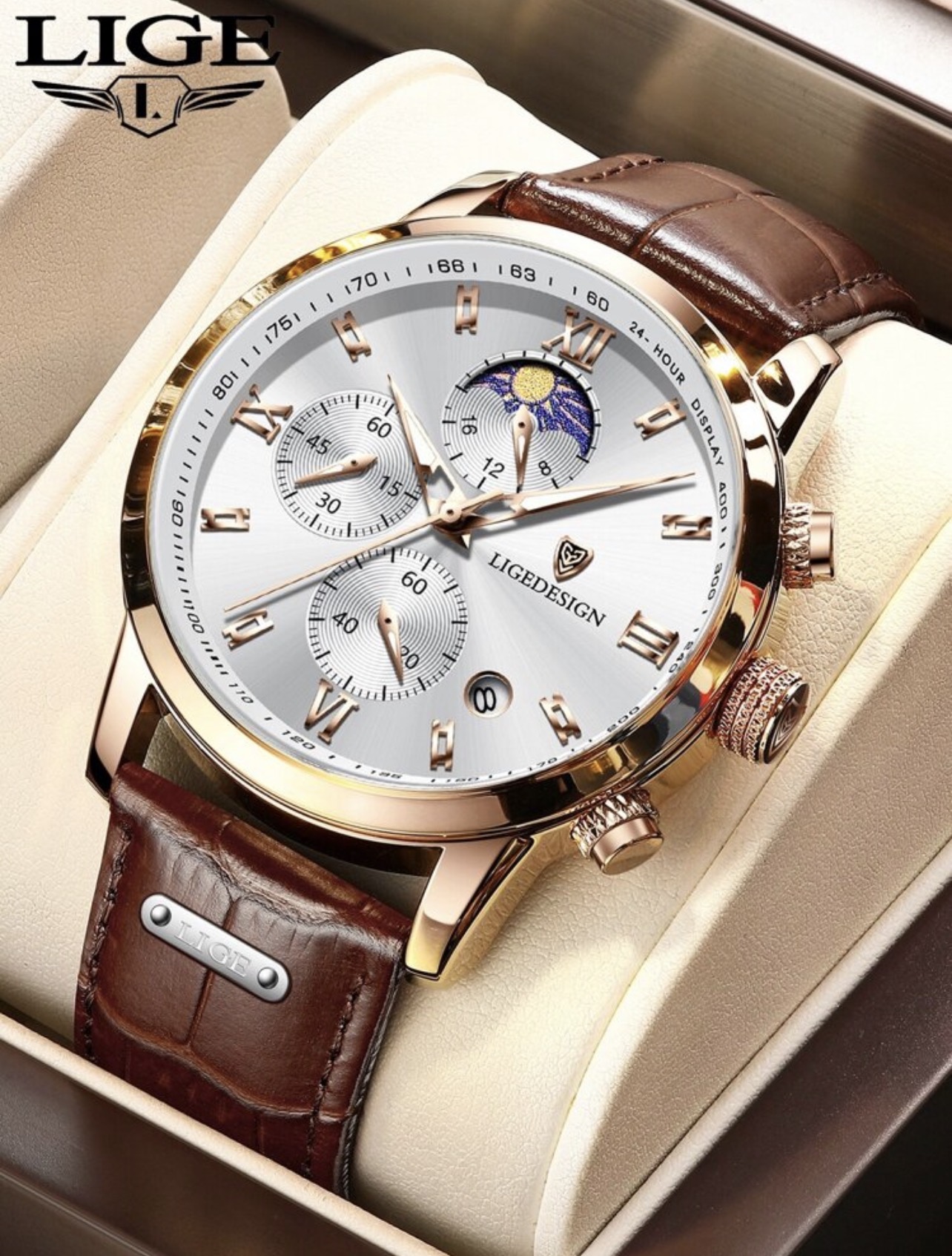 LIGE Mens Business Watch