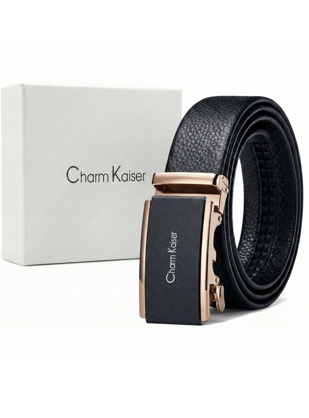 Charm Kaiser Mens Automatic Dress Belt – Premium Casual Fashion Belt