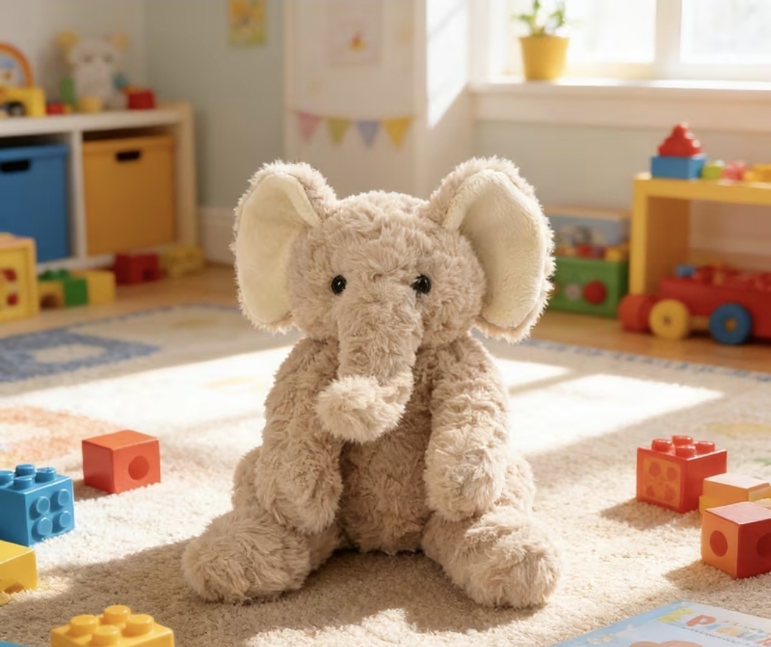 Cute Squishy Elephant Plush Toy