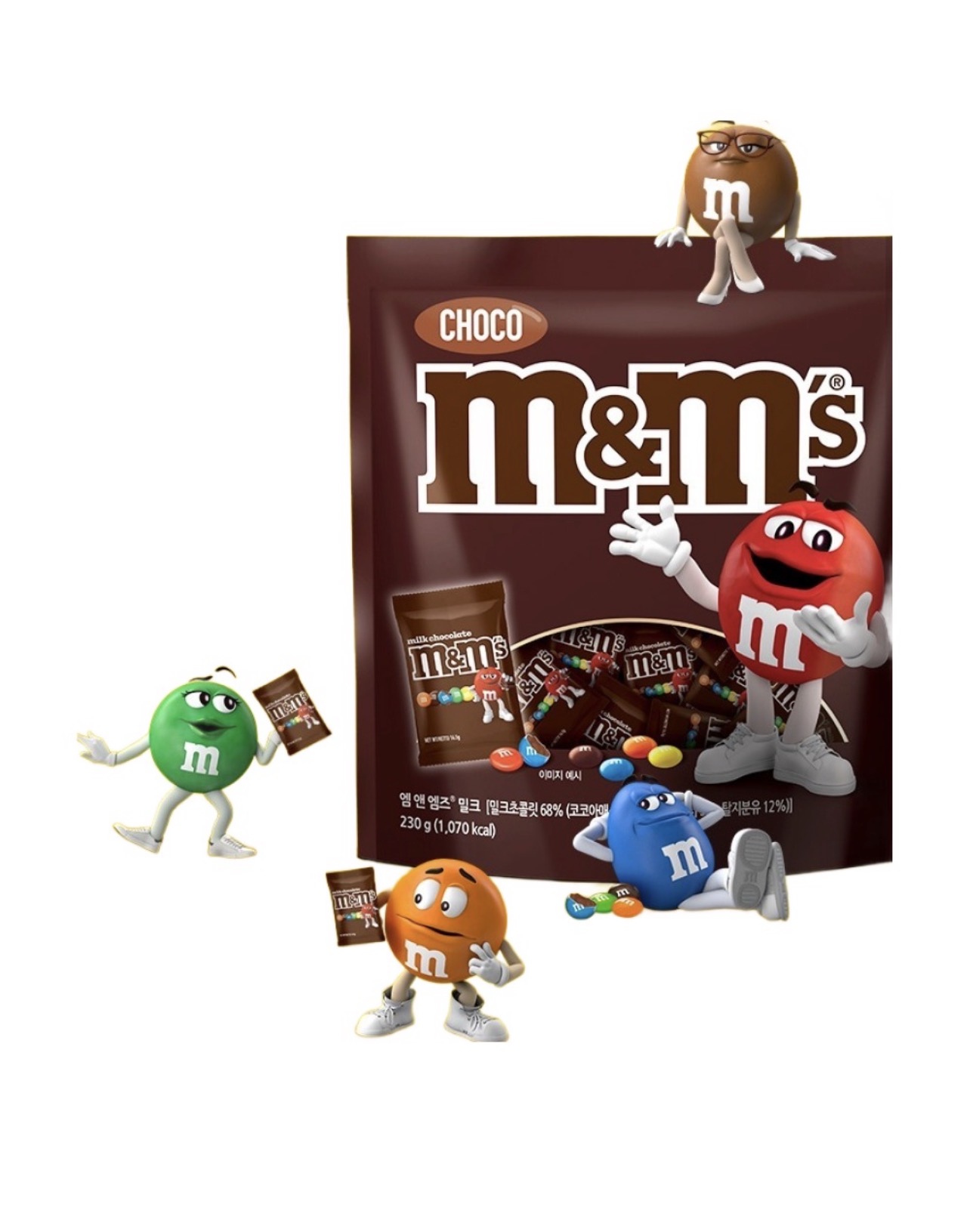 M,M Milk Fun Size, 230 g, 1 unit