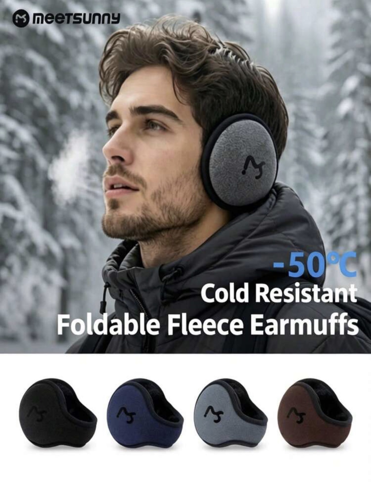 Warm Foldable Winter Ear Muffs