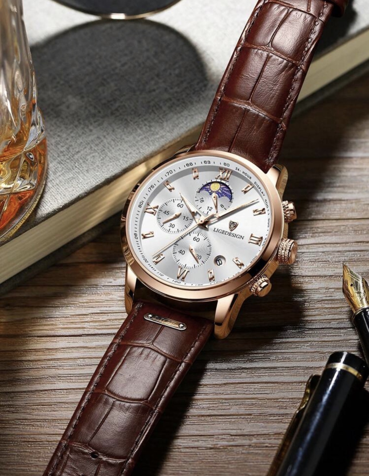 LIGE Mens Business Watch