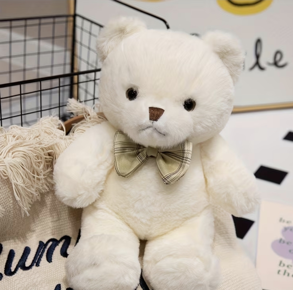 Lovely Teddy Bear Plush Toys Bow 30cm/11.81in