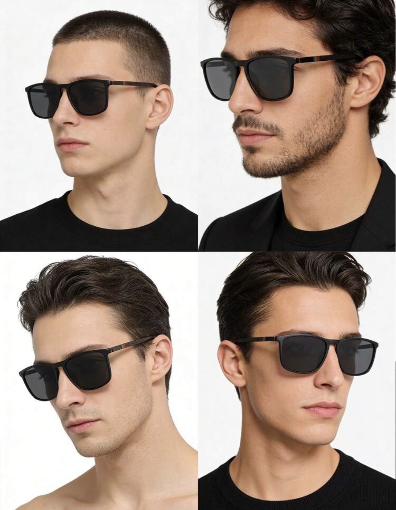 1pc Unisex Personalized Glasses, Classic Square Fashion Glasses