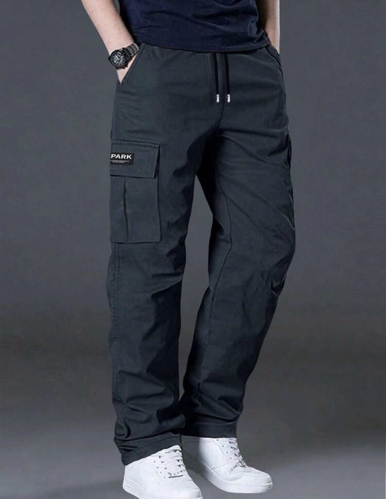 Versatile Multi-Pocket Straight Leg Cargo Pants