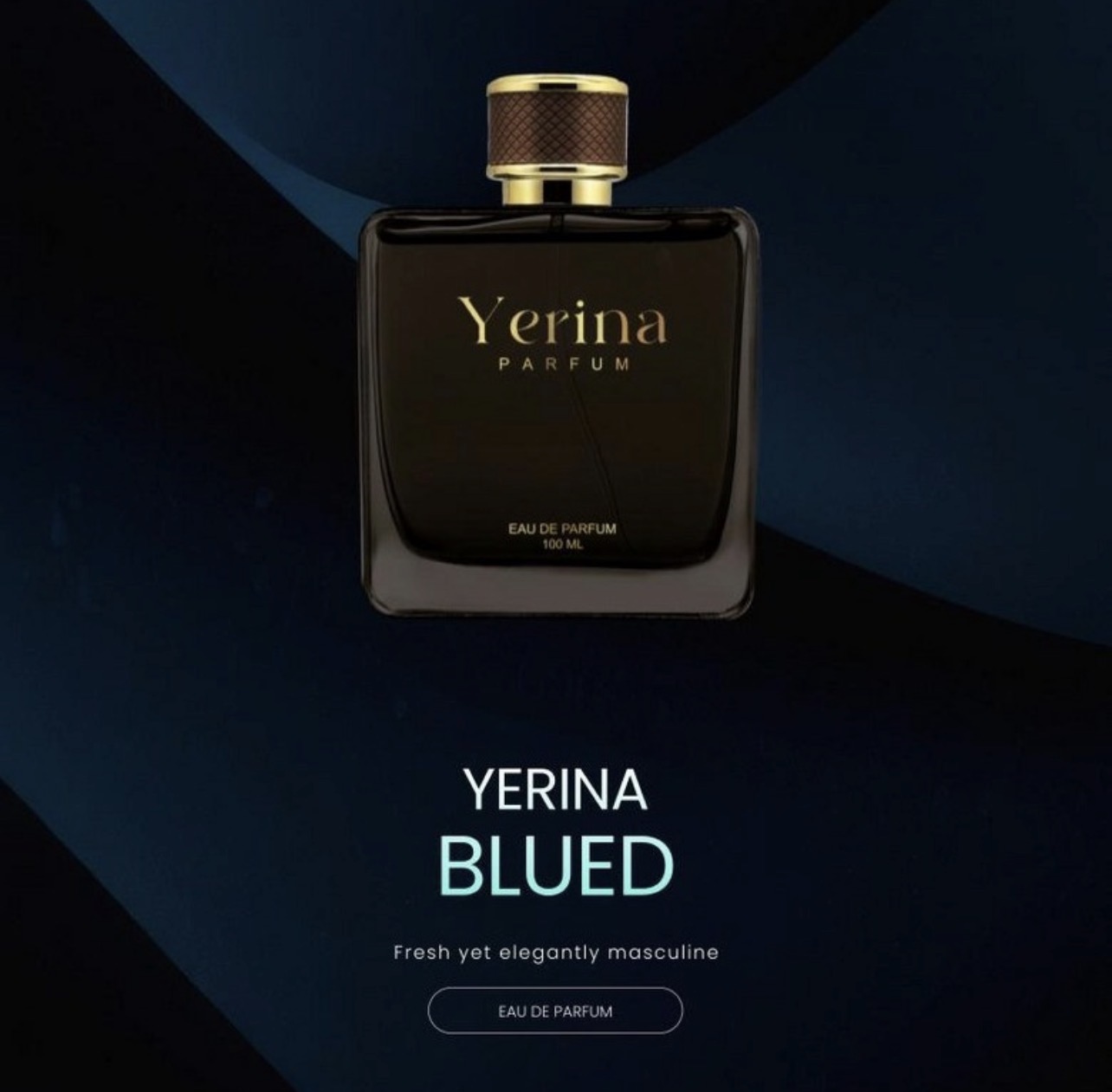 Yerina luxury premium blue wood concentrated men’s perfume