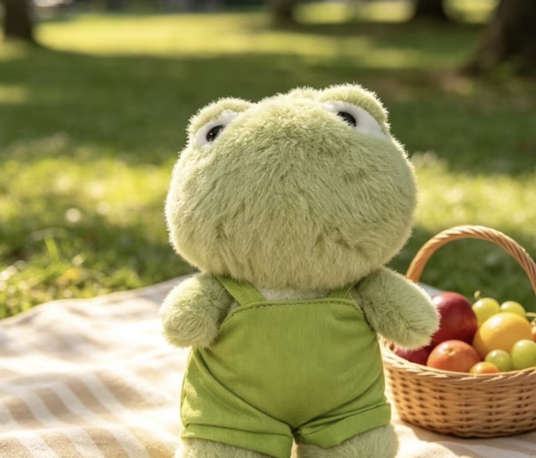 Cute Overalls Animal Plush Doll