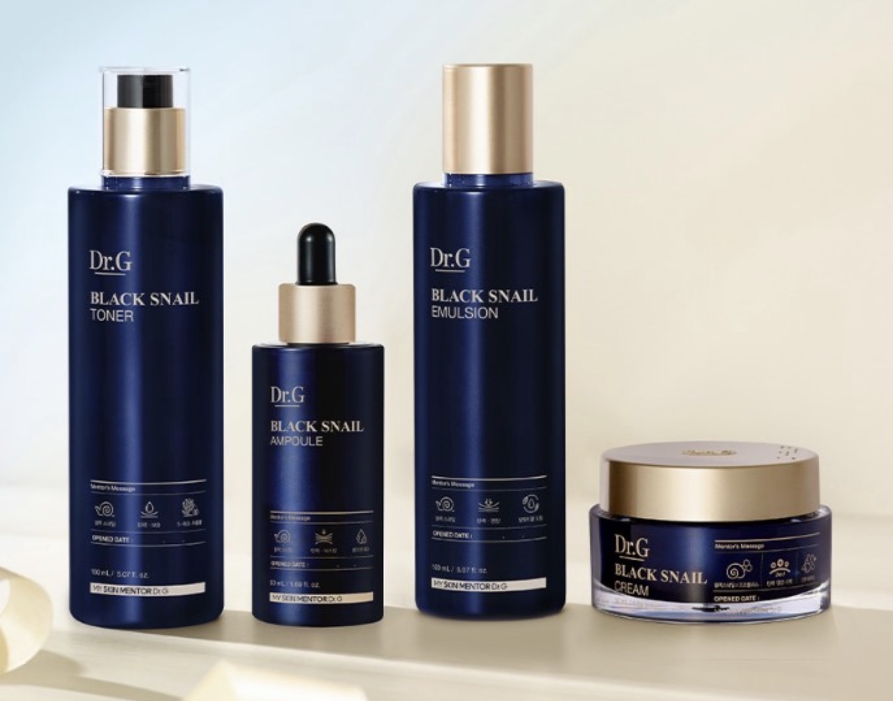 Dr.G Black Snail Prestige toner + emulsion + ampoule + cream + shopping bag set of 4 types