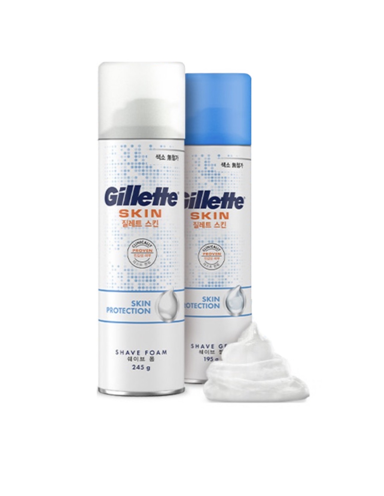 Gillette Skintec shaving foam
