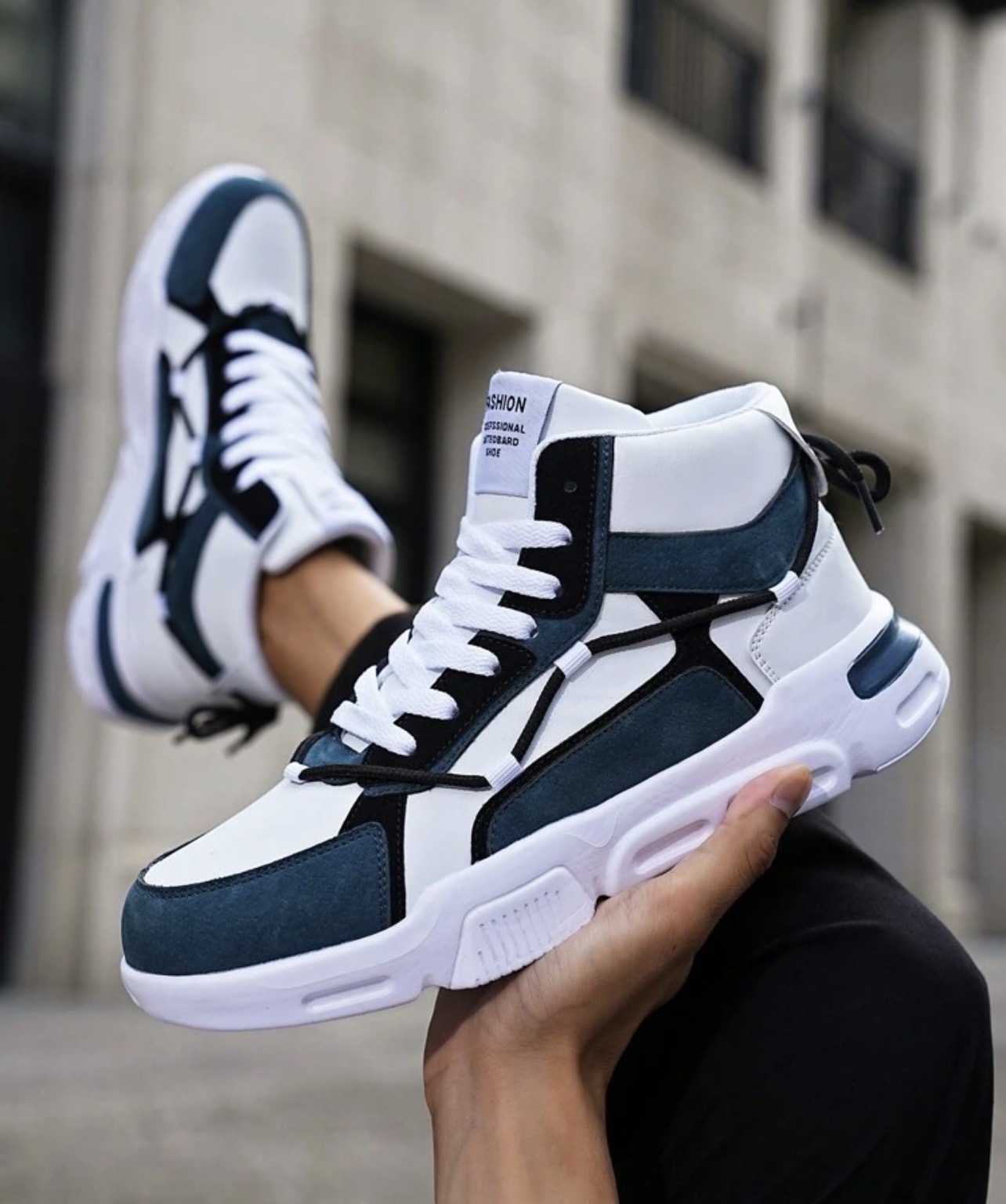 Colorblock Flat Casual Sneakers