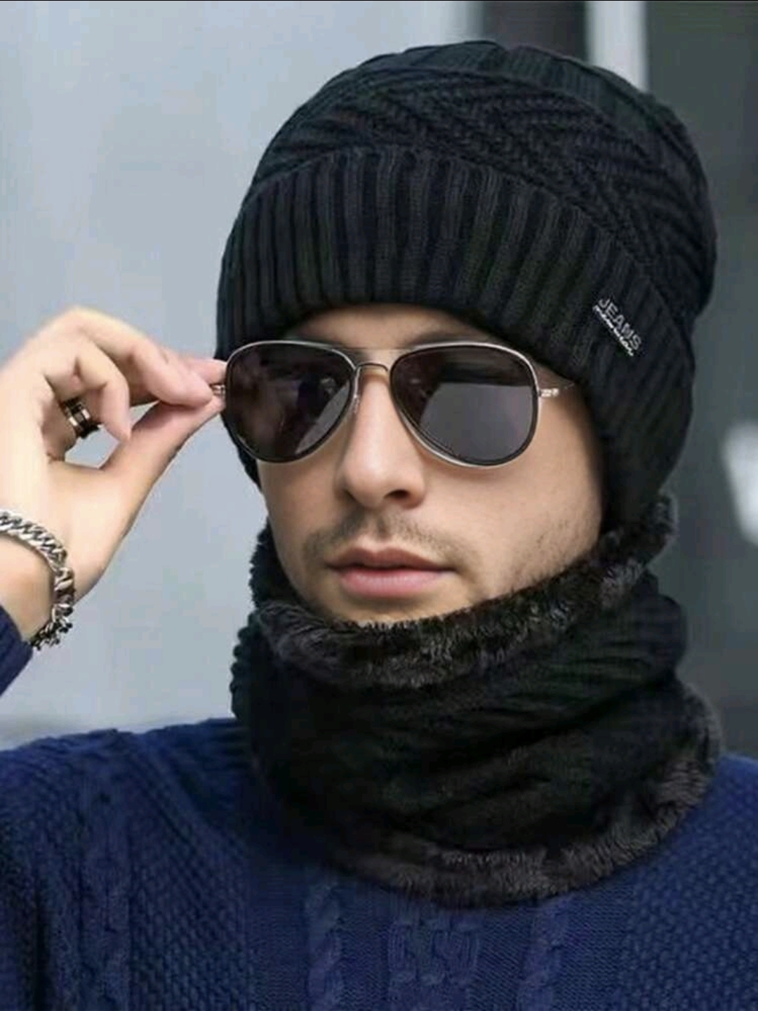 1 Set Outdoor Hat and Neck Warmer